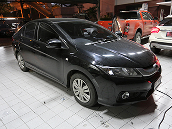 ติดตั้งจอANDROIDและกล้องมองหลังสำหรับ HONDA CITY