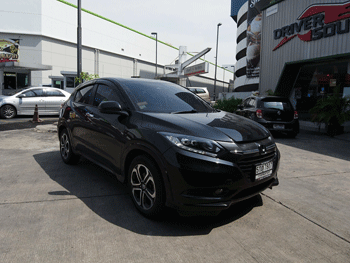 ติดกล้องบันทึกหน้า-หลัง BLACKSYS CH-100B ในรถ HONDA HR-V