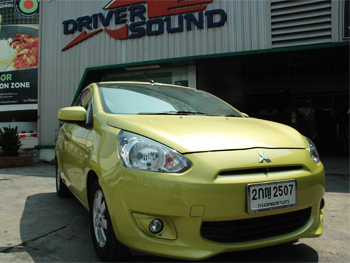 ติดตั้งเครื่องเสียงรถยนต์ สำหรับ MITSUBISHI MIRAGE