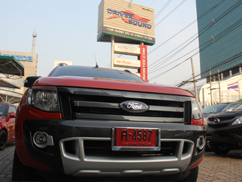 Ford New Ranger ติดตั้งระบบจอที่ร้อนแรงที่สุด+ Build หน้ากากใส่จอเนวิกGarmin และจอ Tv 2Din