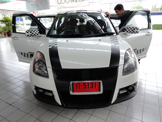 ออกแบบ ติดตั้ง เครื่องเสียง SUZUKI SWIFT