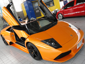 ติดตั้งเครื่องเสียงในรถ Lomborghini LP-670