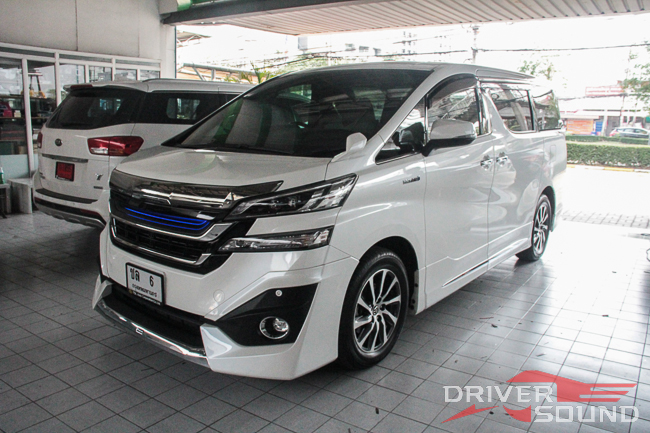 ติดตั้ง กล้องบันทึกภาพหน้ารถยนต์ สำหรับ ALL NEW TOYOTA VELLFIRE 2015
