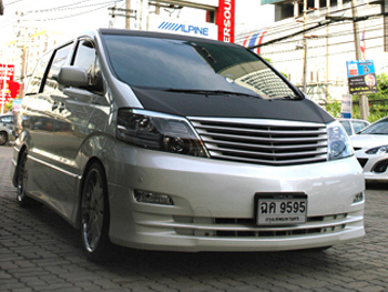 ออกแบบ ติดตั้ง เครื่องเสียงรถยนต์ ALPHARD