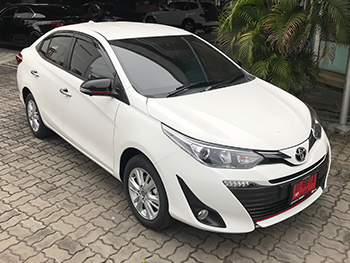 ชุดกล้องบันทึกรอบคัน แบบ 6CH ในรถ TOYOTA Yaris ATIV