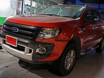 ติดตั้ง เครื่องเสียง สำหรับ FORD RANGER ด้วย ลำโพงหน้าหลัง KENWOOD KFC-S1695,KENWOOD XR-1800P,DIGITAL TV (TOP),BASS BAX PRISM,DAMPING,งานหน้ากากตัวล่าสุด