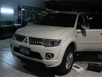 ติดตั้ง ลำโพง Kenwood  Amp kenwood ใน mitsubishi pajero sport