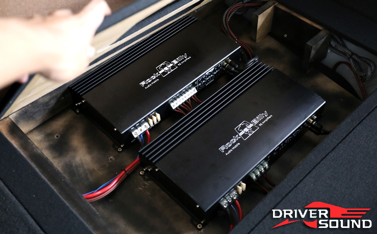 ติดตั้ง ตัว POWER AMP ROCK-A-BILLY RS4100 กับ ตัว POWER AMP ROCK-A-BILLY RS2150 สำหรับ HONDA HR-V