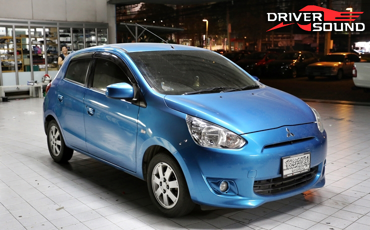 mitsubishi mirage ติดตั้ง กล้อง รอบคัน 360