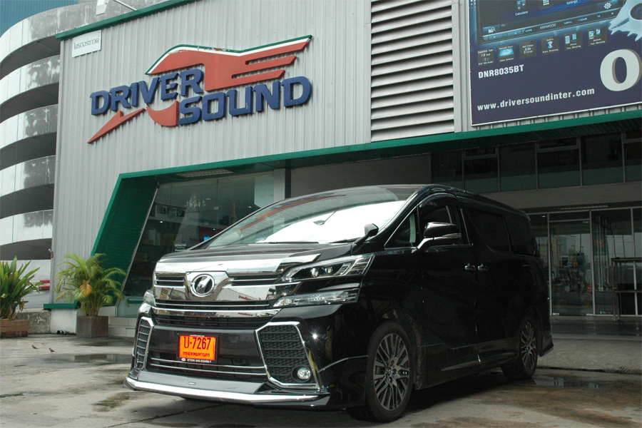 toyota vellfire จอ ตรงรุ่น ระบบเสียง ตู้ซับ