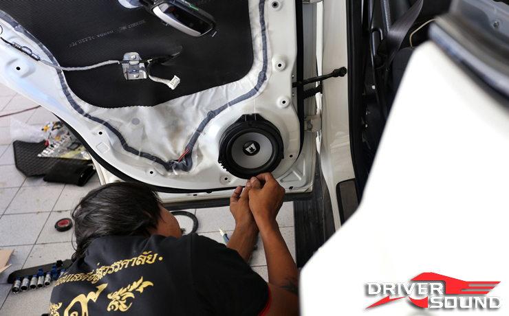 honda cr-v g4 จอ ตรงรุ่น kenwood ชุดลำโพง