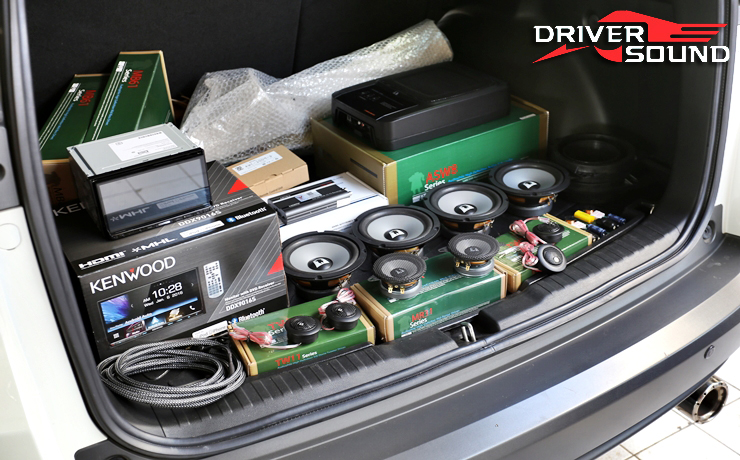 honda cr-v g4 จอ ตรงรุ่น kenwood ชุดลำโพง