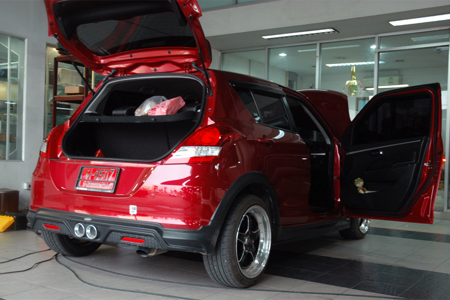 suzuki swift จอ ตรงรุ่น กล้องหลัง ชุด ลำโพง