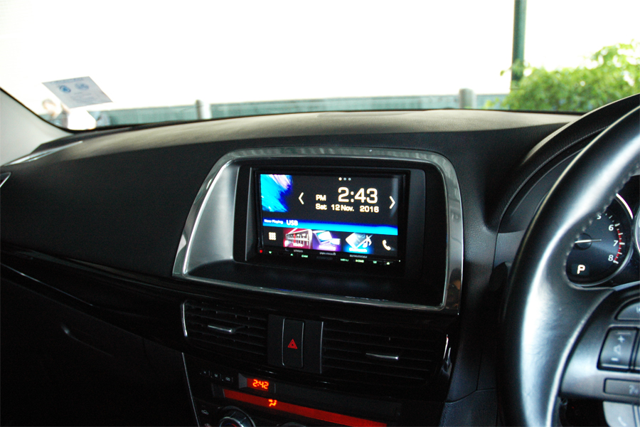 mazda cx5 จอ ตรงรุ่น จอ เพดาน