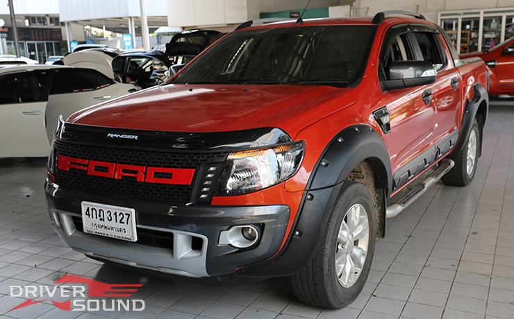 ford ranger เครื่องเสียงรถยนต์ dsp amp ชุด up grade ลำโพง