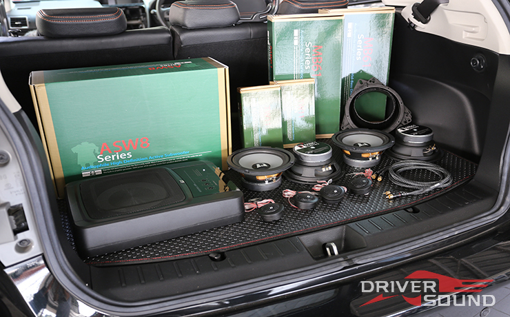 subaru xv เครื่องเสียง รถยนต์ ลำโพง bassbox