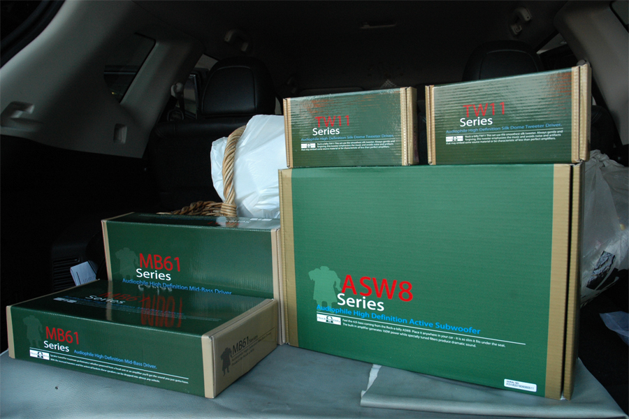 nissan x trail เครื่องเสียง รถยนต์ ลำโพง bassbox