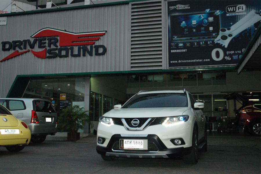 nissan x trail เครื่องเสียง รถยนต์ จอ ตรงรุ่น ระบบเสียง