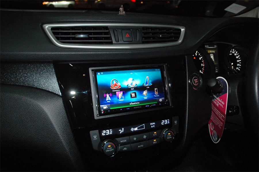 nissan x trail เครื่องเสียง รถยนต์ จอ ตรงรุ่น ระบบเสียง