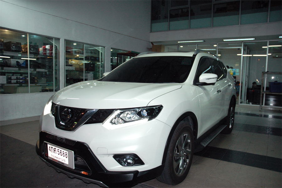 nissan x trail เครื่องเสียง รถยนต์ จอ ตรงรุ่น ระบบเสียง