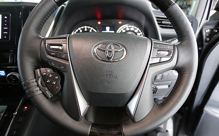 toyota vellfire จอ ตรงรุ่น ระบบเสียง กล้อง รอบคัน 360