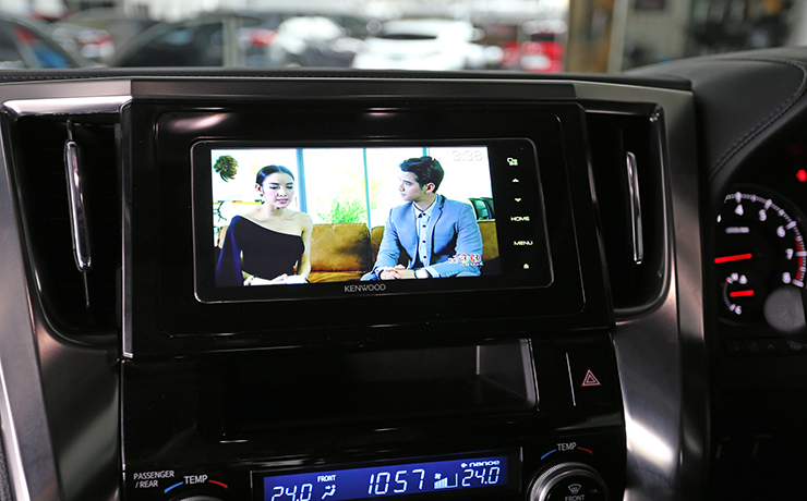 toyota vellfire จอ ตรงรุ่น ระบบเสียง กล้อง รอบคัน 360