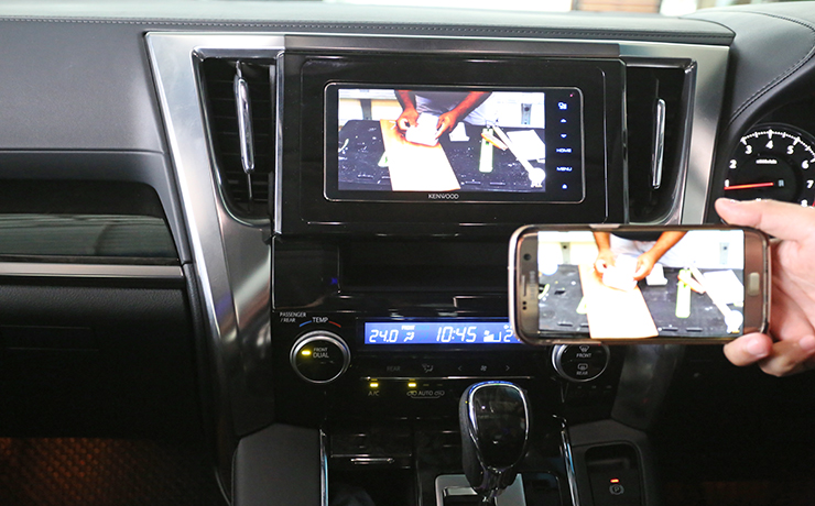 toyota vellfire จอ ตรงรุ่น ระบบเสียง กล้อง รอบคัน 360