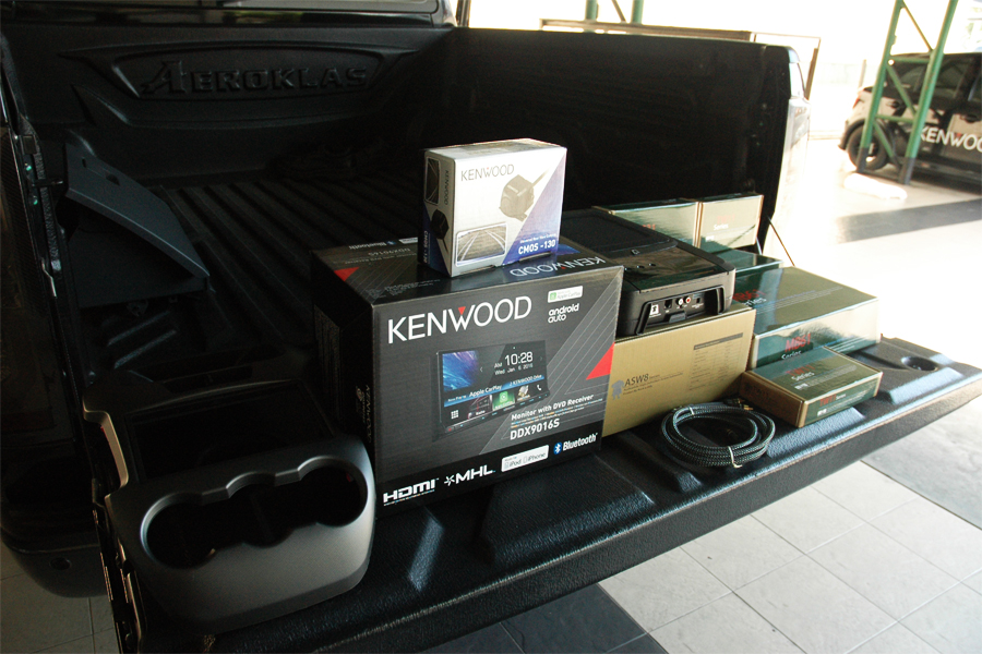 ford ranger เครื่องเสียงรถยนต์ kenwood กล้อง หน้า หลัง ชุด up grade ลำโพง