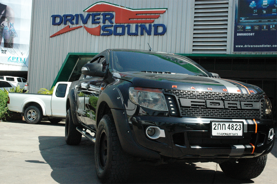 ford ranger เครื่องเสียงรถยนต์ kenwood กล้อง หน้า หลัง ชุด up grade ลำโพง