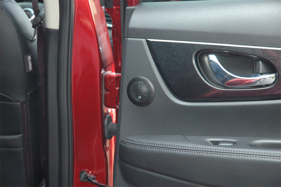 nissan x trail เครื่องเสียง รถยนต์ dsp amp ตู้ซับ ลำโพง