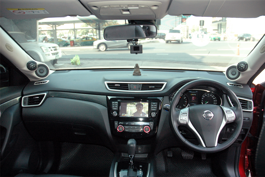 nissan x trail เครื่องเสียง รถยนต์ dsp amp ตู้ซับ ลำโพง