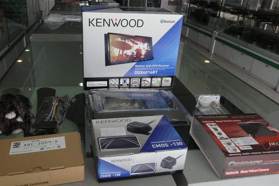 ford ranger เครื่องเสียงรถยนต์ kenwood กล้อง หน้า หลัง