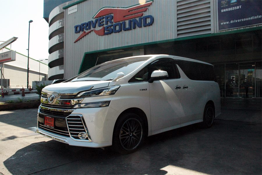 toyota vellfire เครื่องเสียง รถยนต์ จอ ตรงรุ่น ระบบเสียง