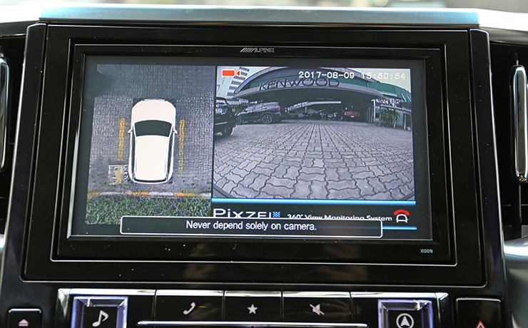 toyota alphard จอ ตรงรุ่น กล้อง รอบคัน 360
