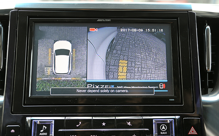 toyota alphard จอ ตรงรุ่น กล้อง รอบคัน 360