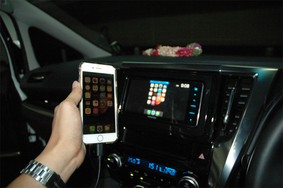toyota alphard เครื่องเสียง รถยนต์ จอ ตรงรุ่น 