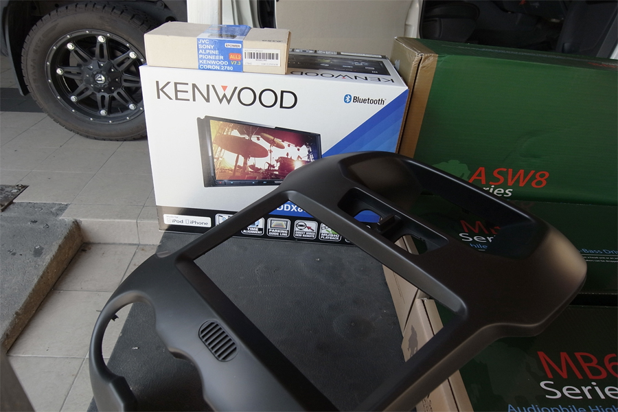 ford ranger จอ ตรงรุ่น kenwood  เครื่องเสียงรถยนต์ ลำโพง bassbox