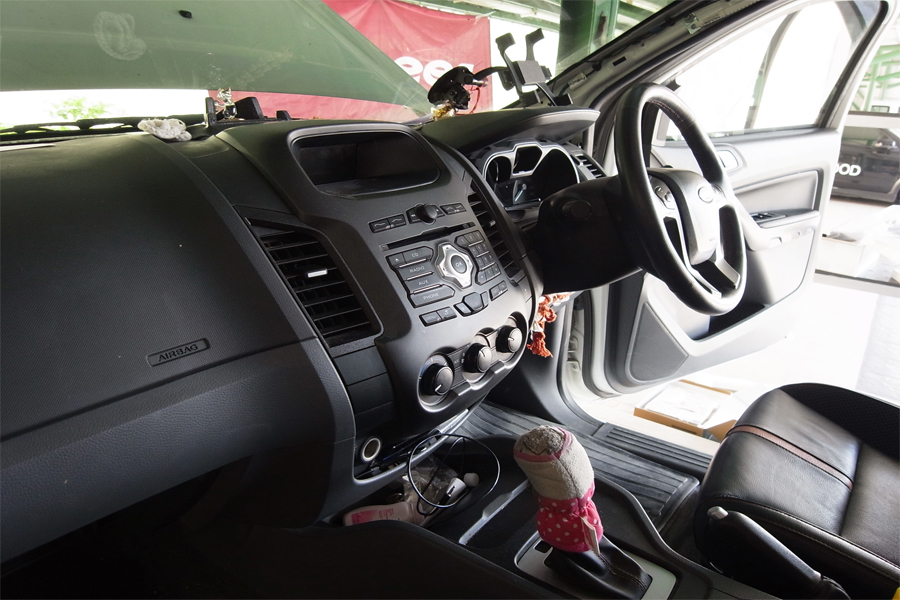 ford ranger จอ ตรงรุ่น kenwood  เครื่องเสียงรถยนต์ ลำโพง bassbox