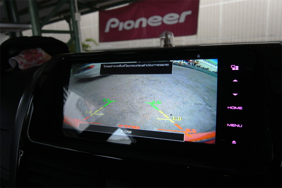 toyota yaris จอ ตรงรุ่น ลำโพง กล้องหลัง