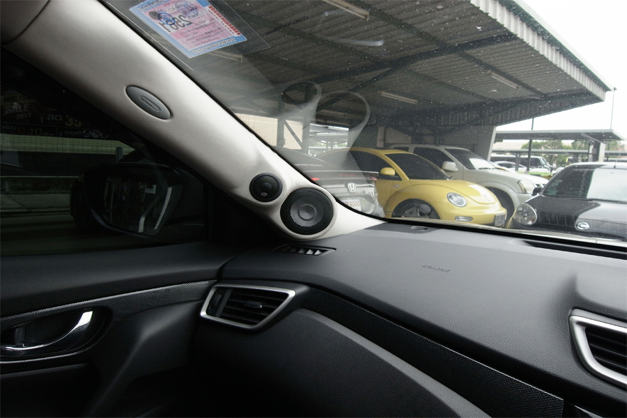 nissan x trail เครื่องเสียง รถยนต์ dsp amp ลำโพง
