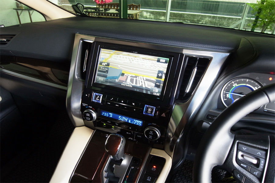 toyota alphard เครื่องเสียง รถยนต์ จอ ตรงรุ่น