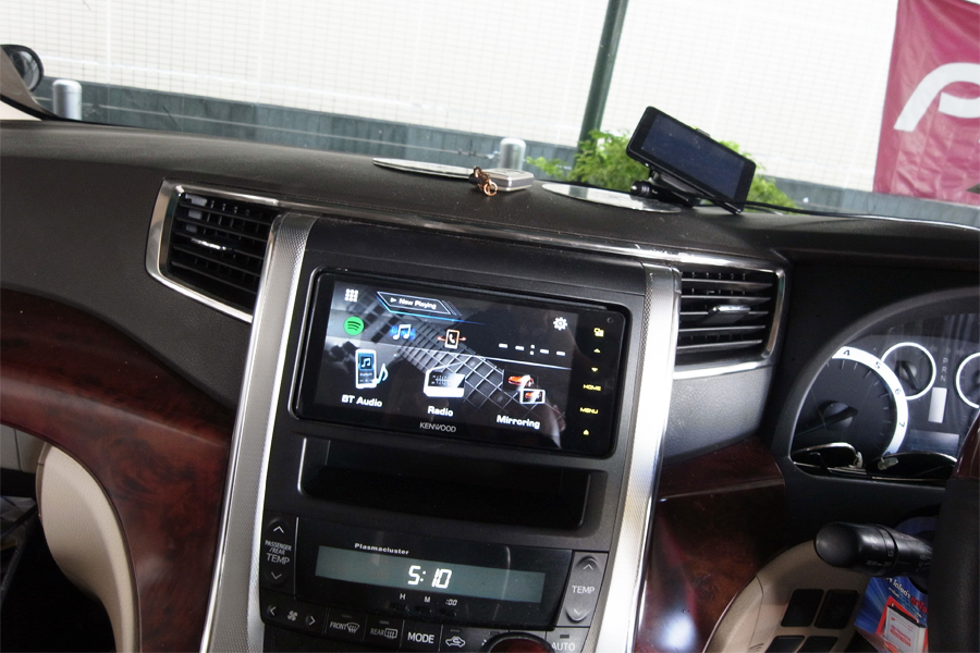 toyota alphard เครื่องเสียง รถยนต์ จอ ตรงรุ่น กล้องบันทึก 
