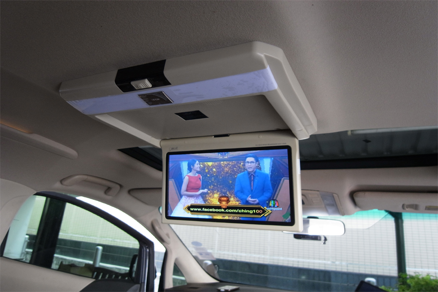 toyota alphard เครื่องเสียง รถยนต์ จอเพดาน