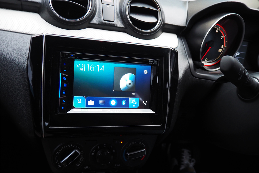 suzuki swift จอ ตรงรุ่น กล้องมองหลัง ชุดลำโพง 
