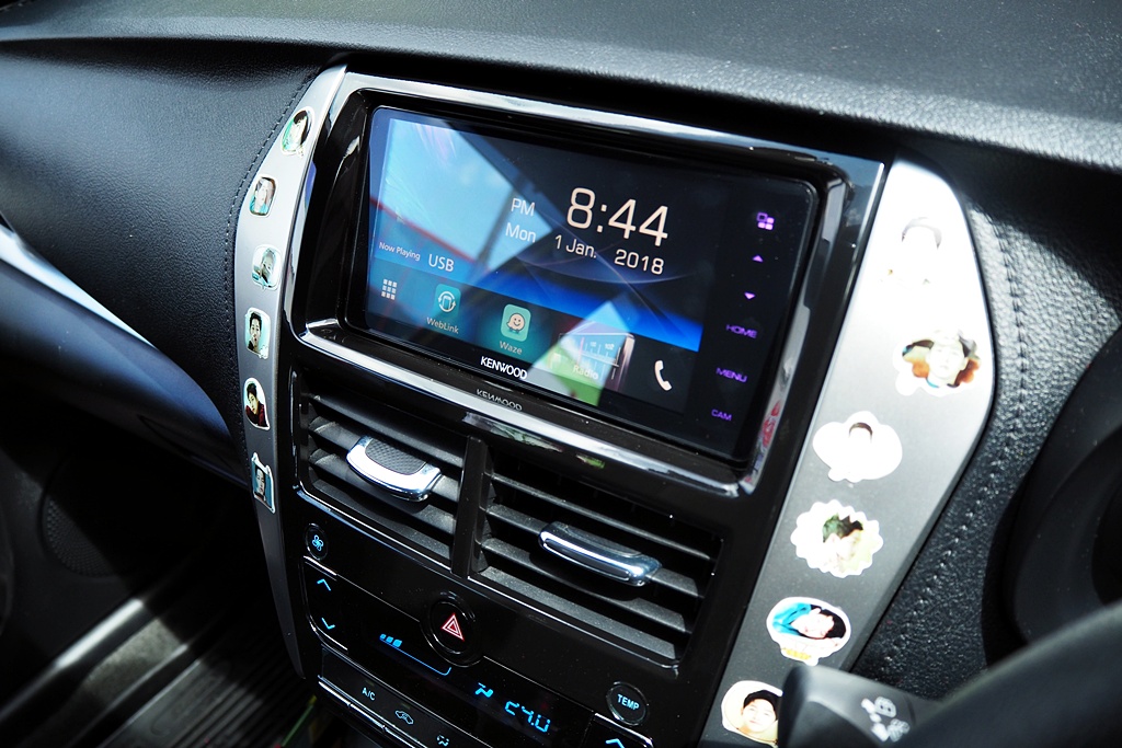 toyota yaris จอ ตรงรุ่น กล้องหลัง ลำโพง