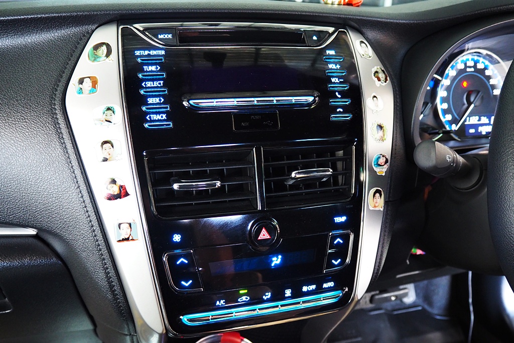 toyota yaris จอ ตรงรุ่น กล้องหลัง ลำโพง