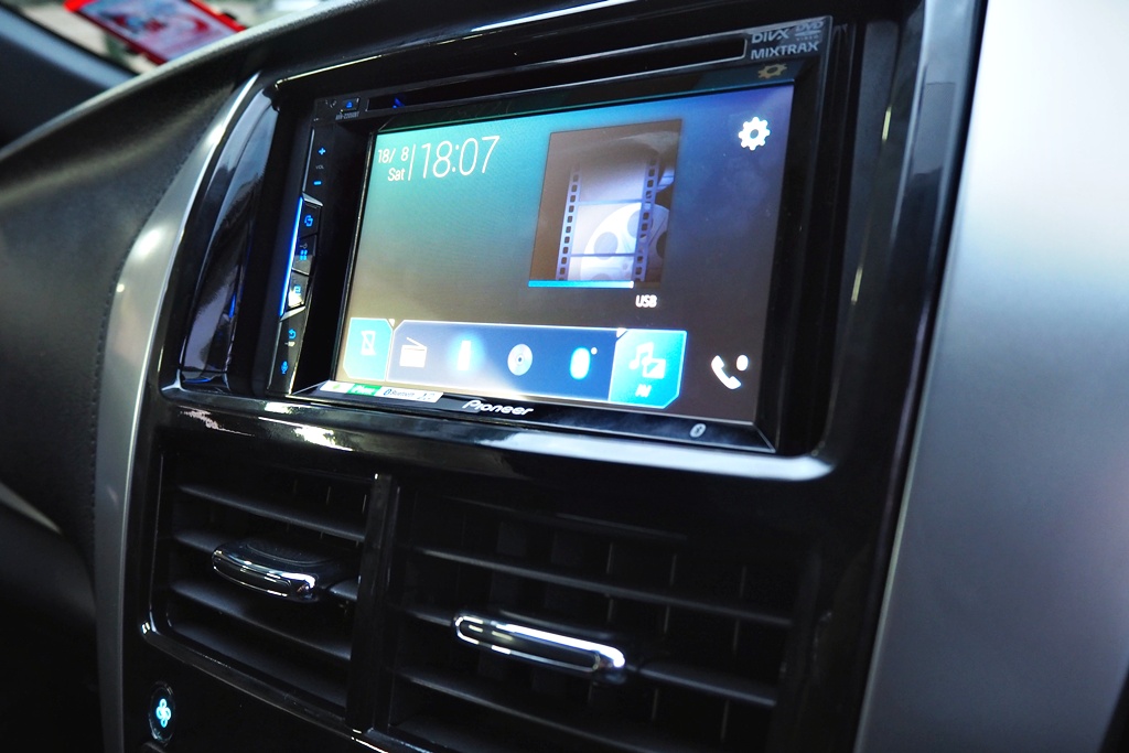 toyota yaris จอ ตรงรุ่น กล้องหลัง 