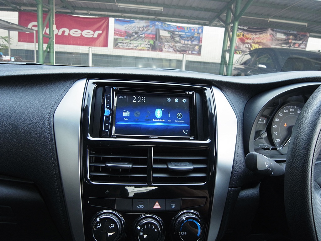 toyota yaris จอ ตรงรุ่น กล้องหลัง 