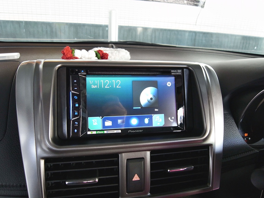 toyota yaris จอ ตรงรุ่น กล้อง หน้า หลัง