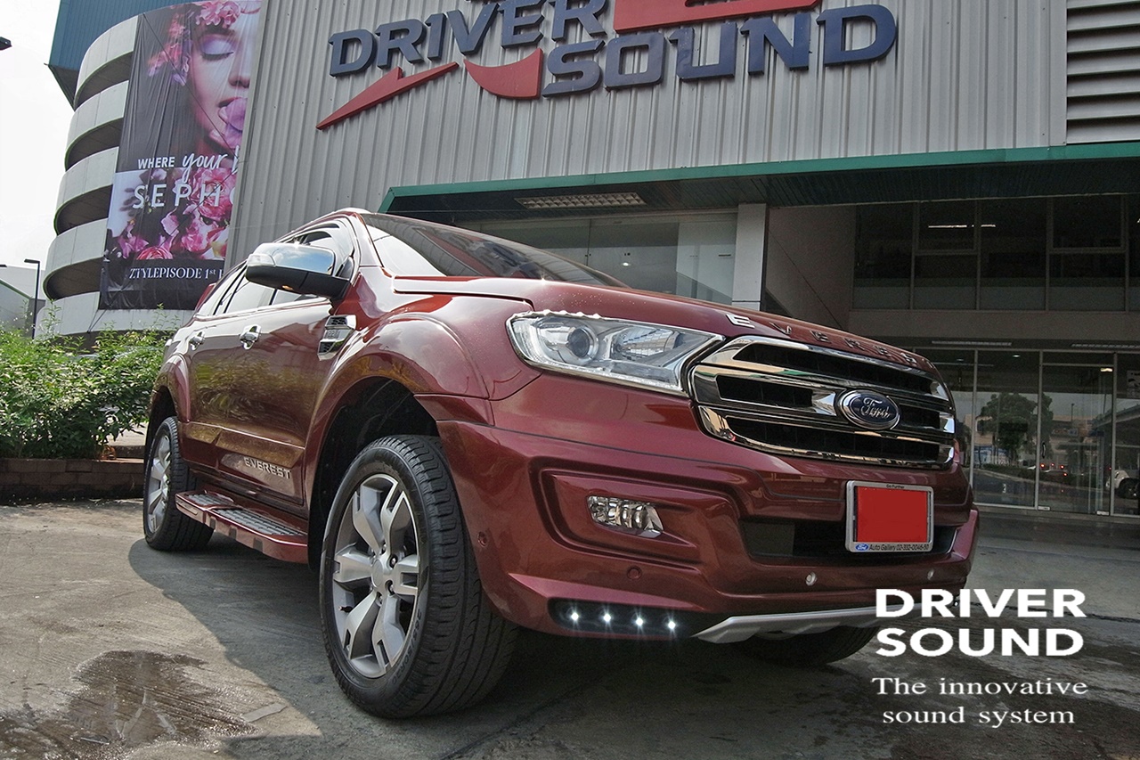 ford everest   android ตรงรุ่น จอหลัง ลำโพง bassbox